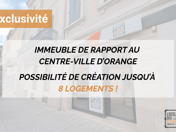 vente immeuble orange 84100