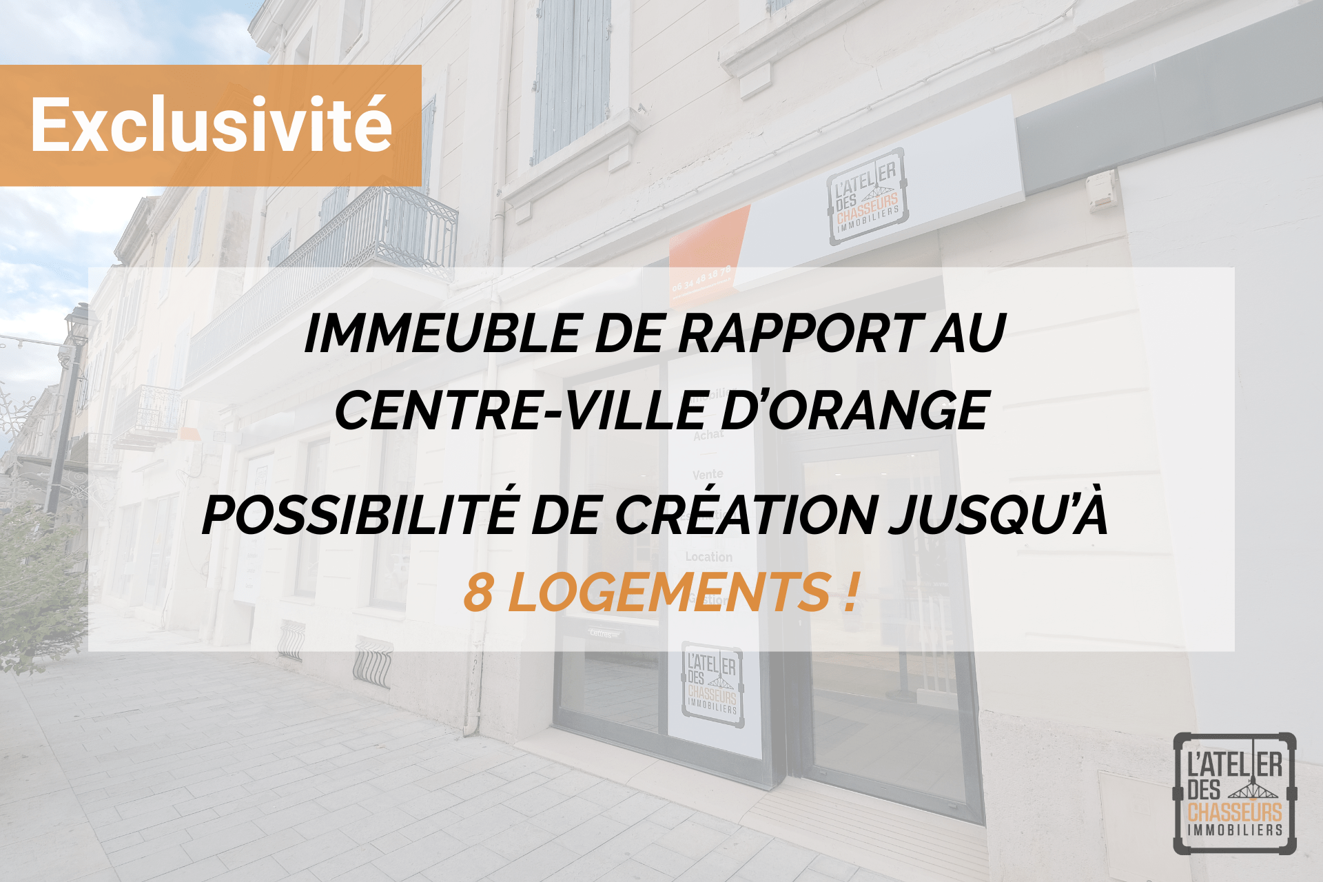 vente immeuble orange 84100